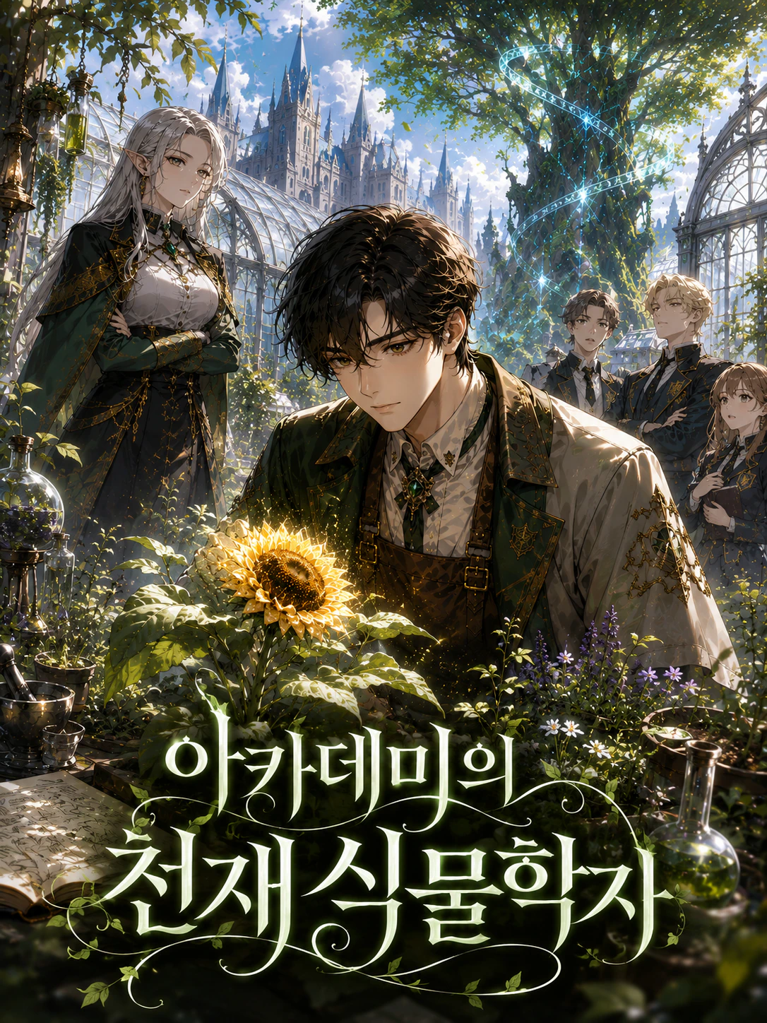 아카데미의 천재 식물학자 표지