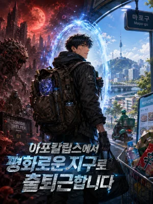 아포칼립스에서 평화로운 지구로 출퇴근합니다 표지