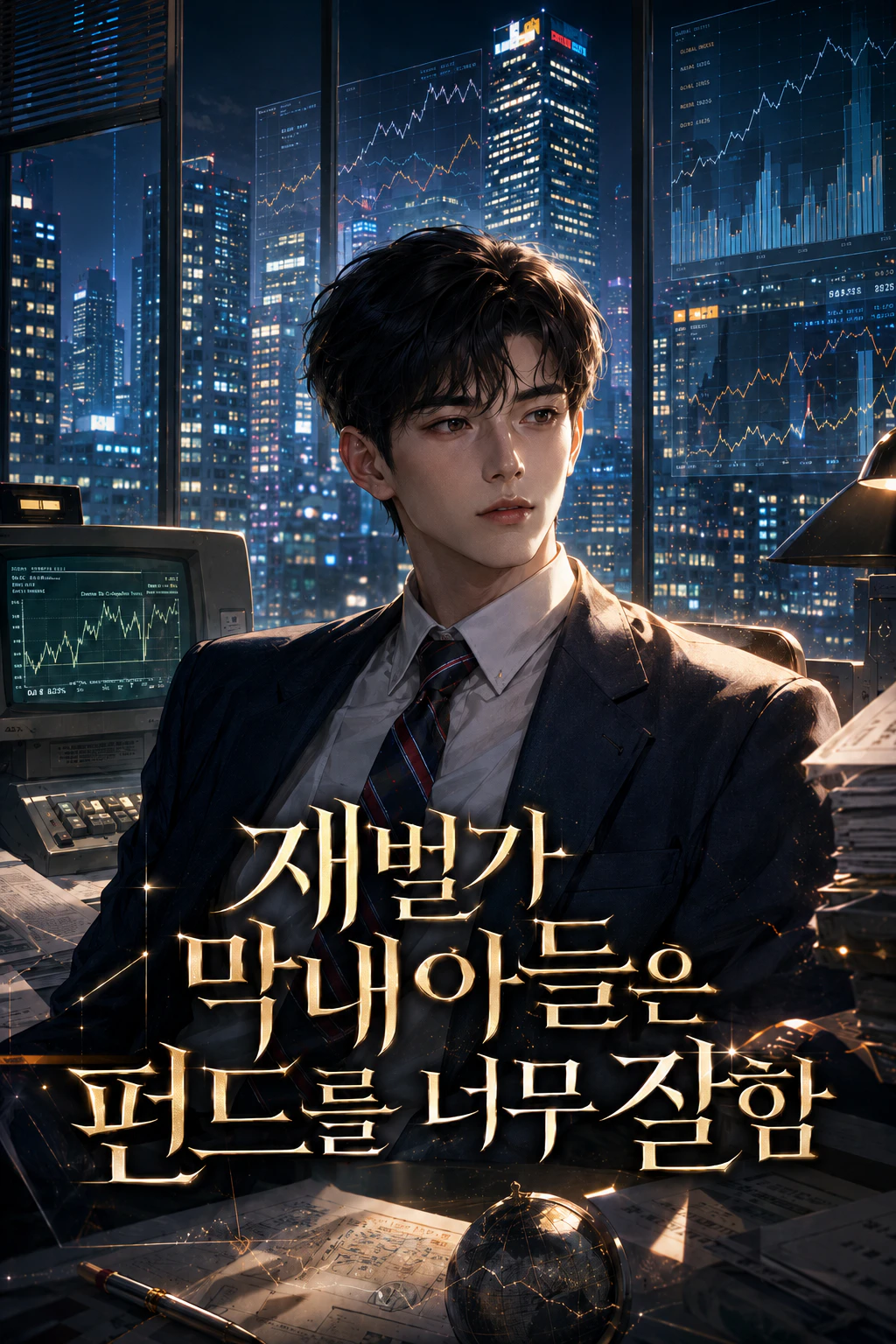 재벌가 막내아들은 펀드를 너무 잘함 표지