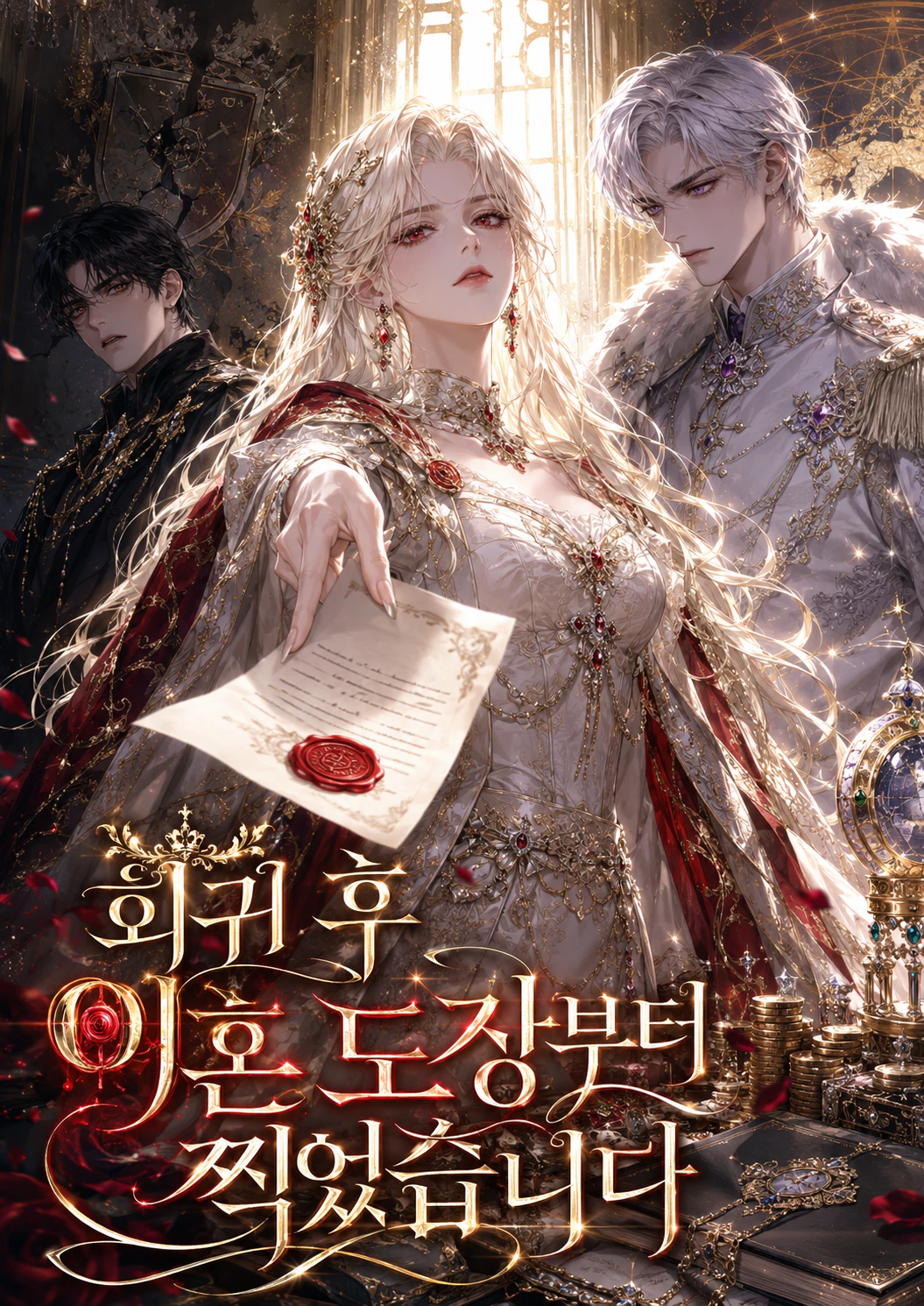 회귀 후 이혼 도장부터 찍었습니다 표지