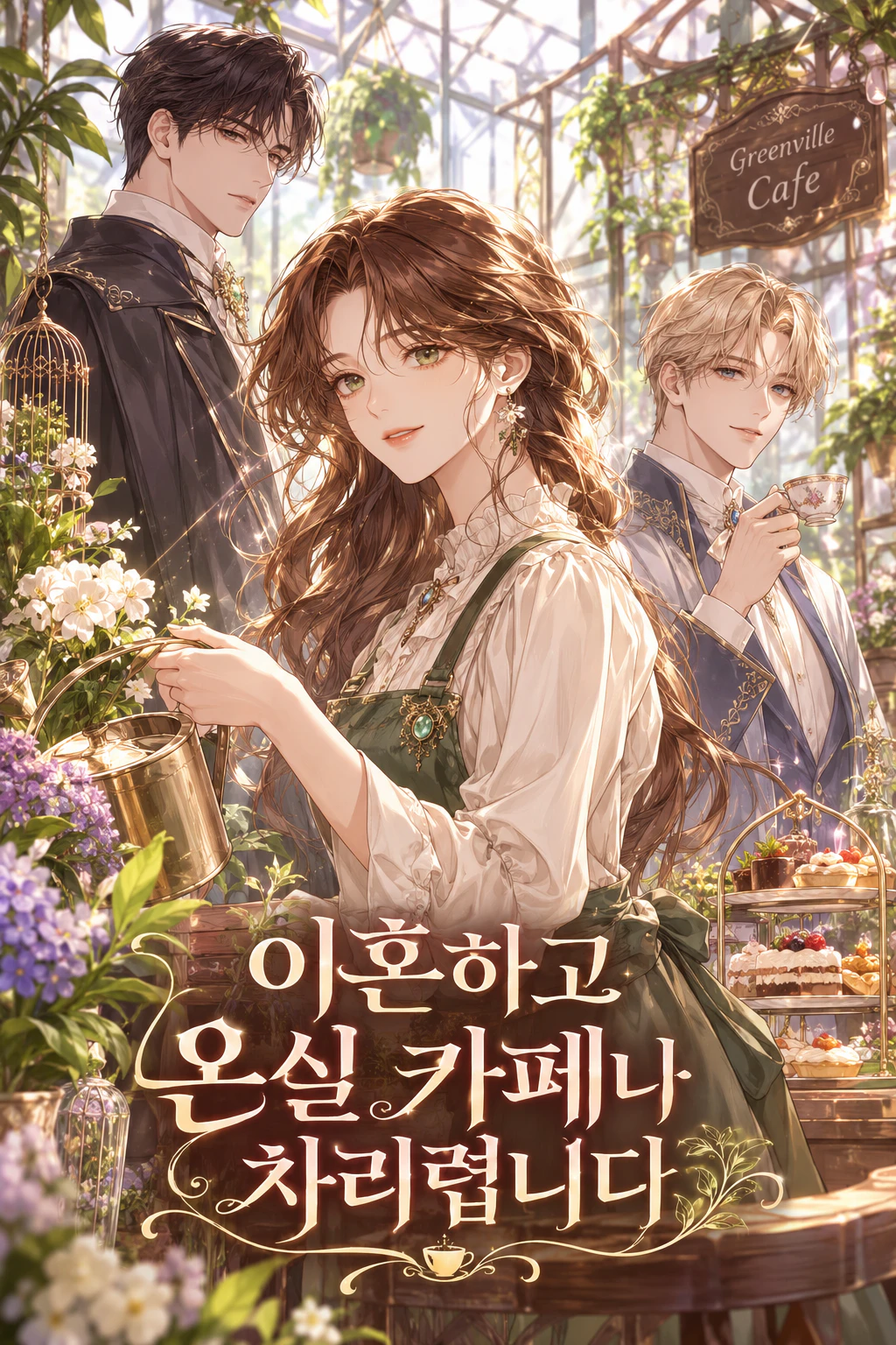 이혼하고 온실 카페나 차리렵니다 표지