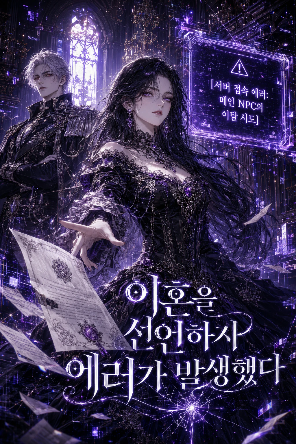 이혼을 선언하자 에러가 발생했다 표지
