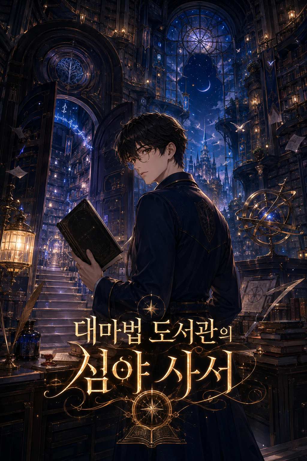 대마법 도서관의 심야 사서 표지