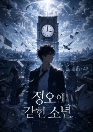 정오에 갇힌 소년 표지